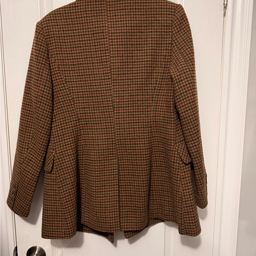 Avec Les Filles Brown Houndstooth Blazer - Picture 2 of 3